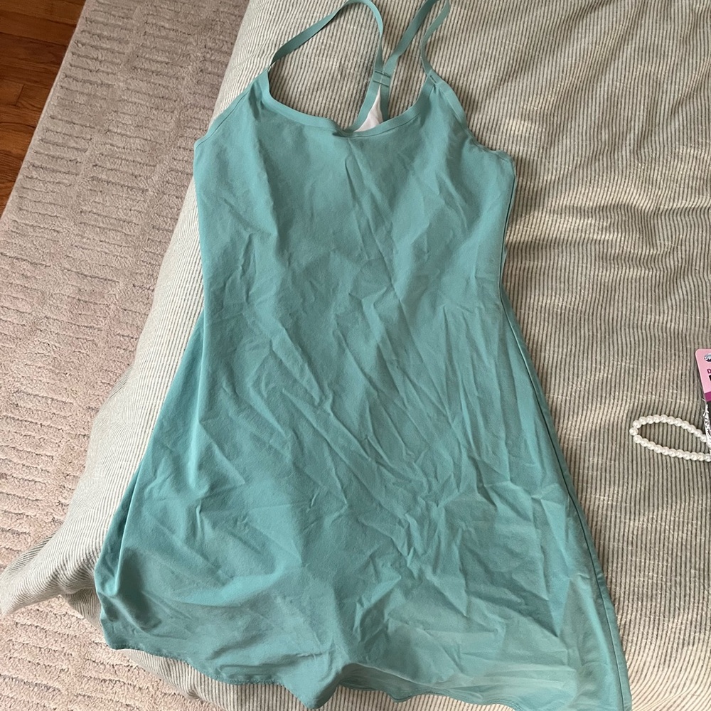 Outdoor Voices Teal and Gray Activewear